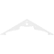 Ekena Millwork Pitch Heath Architectural Grade PVC Gable Pediment, 36"W x 10 1/2"H x 1"P (7/12) GPP036X011X100HEA - alternate 3
